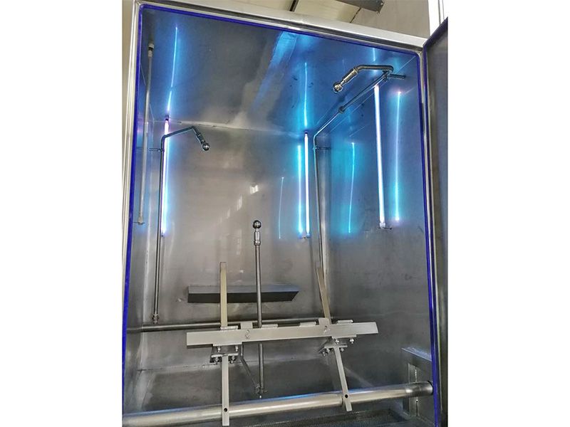 帶有殺菌消毒燈管、翻轉機構的自動翻轉式容器清洗消毒機